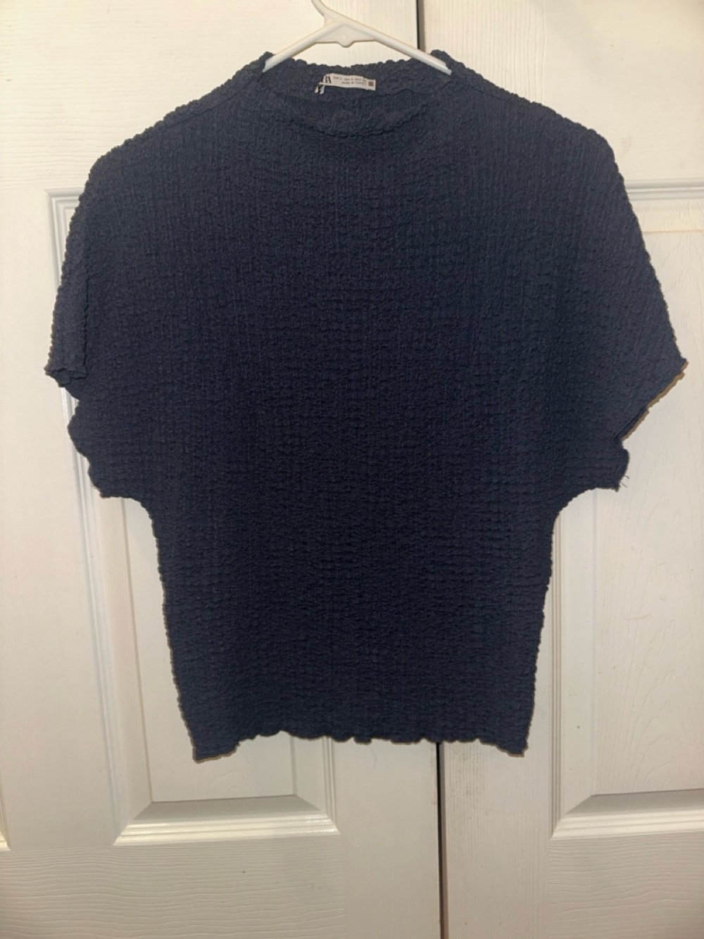 ZARA navy top